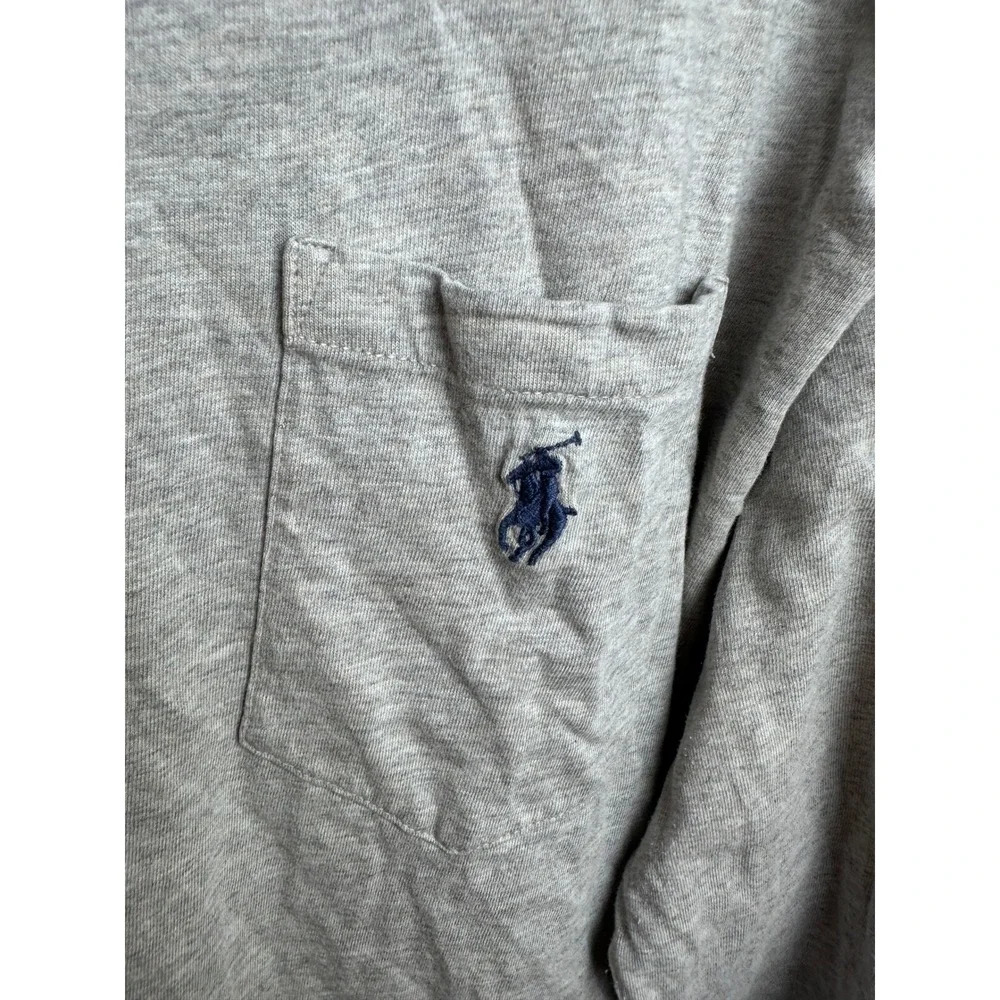 Polo Ralph Lauren Long Sleeve Pocket T-Shirt Casual Basic XL